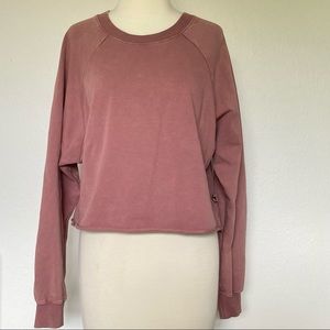 Pink Faded Crew Neck